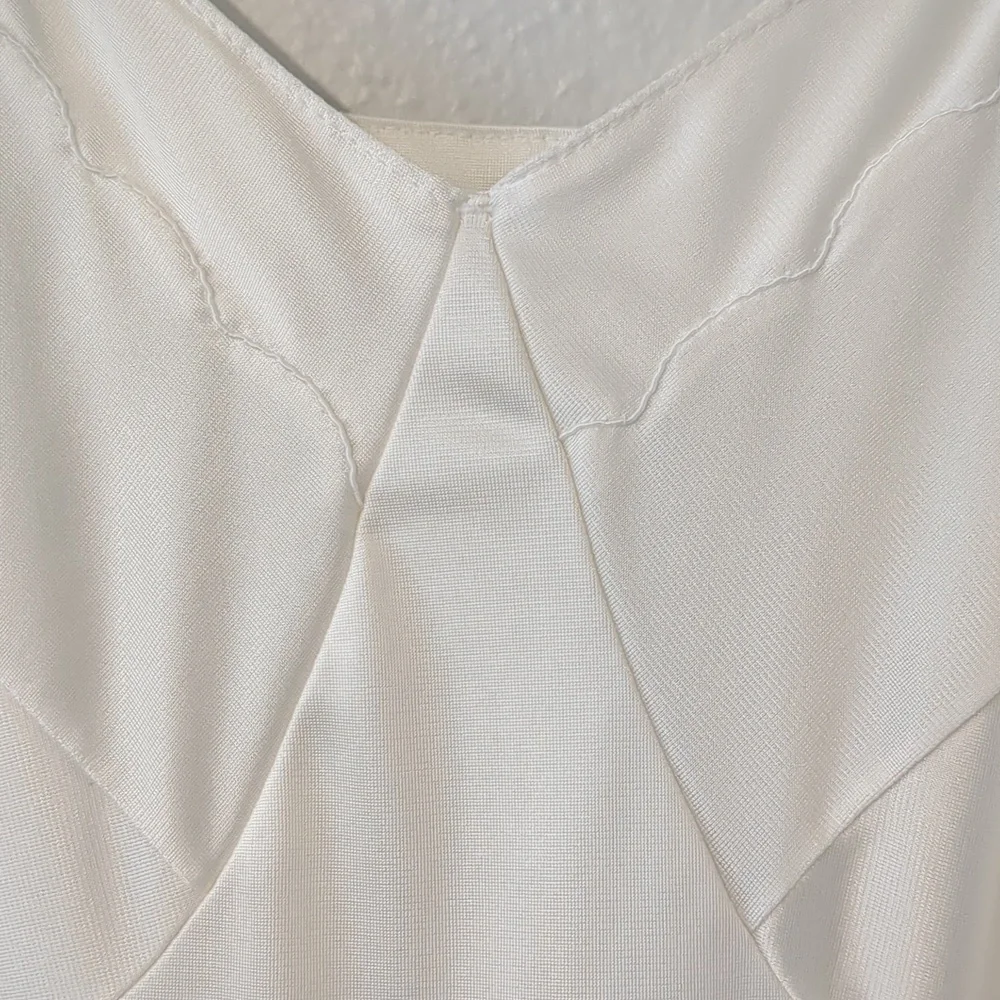 Vintage Sears Catalog Scallop Shell Ivory Bias Cut Slip Dress 38